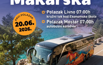 Jednodnevni izlet iz Livna u Makarsku